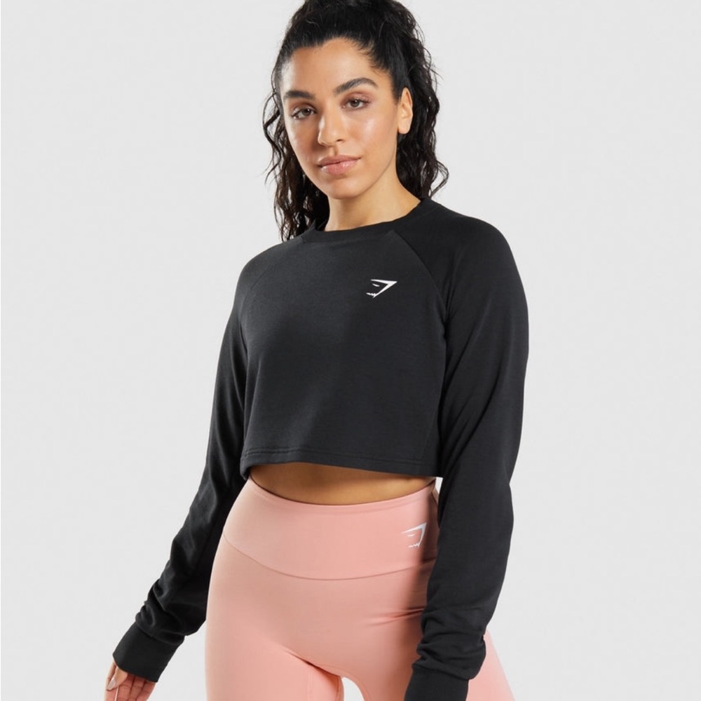 Gymshark cropped training sweater